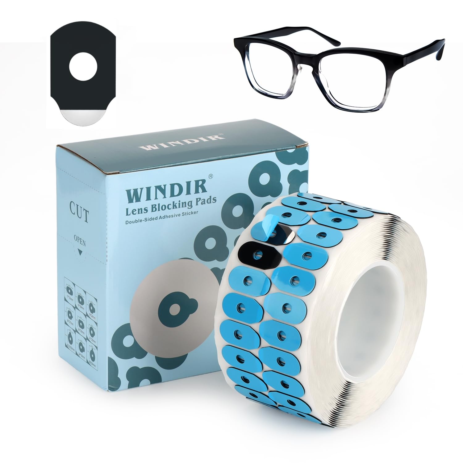 Windir almohadillas bloqueo lentes 0.73x1.14 pulgadas ofrecen sujeción estable durante el bordado