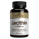 Windmill Lecitina 19 Granos – botella, cápsulas blandas para apoyo nervioso