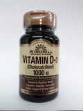 Windmill Vitamin D 1000IU, tabletas para soporte óseo e inmune