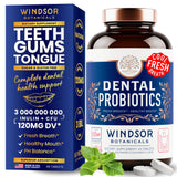 WINDSOR BOTANICALS: empaque de tabletas dentales de menta para higiene diaria