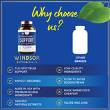 WINDSOR BOTANICALS arroz de levadura roja: fuente natural de Monacolina K para apoyo lipídico.