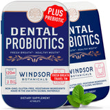 WINDSOR BOTANICALS tabletas masticables para higiene bucal y aliento fresco