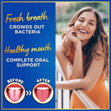 WINDSOR BOTANICALS probiótico dental en lata de viaje para uso diario