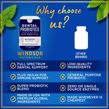 WINDSOR BOTANICALS Lactobacillus salivarius para dientes y encías saludables