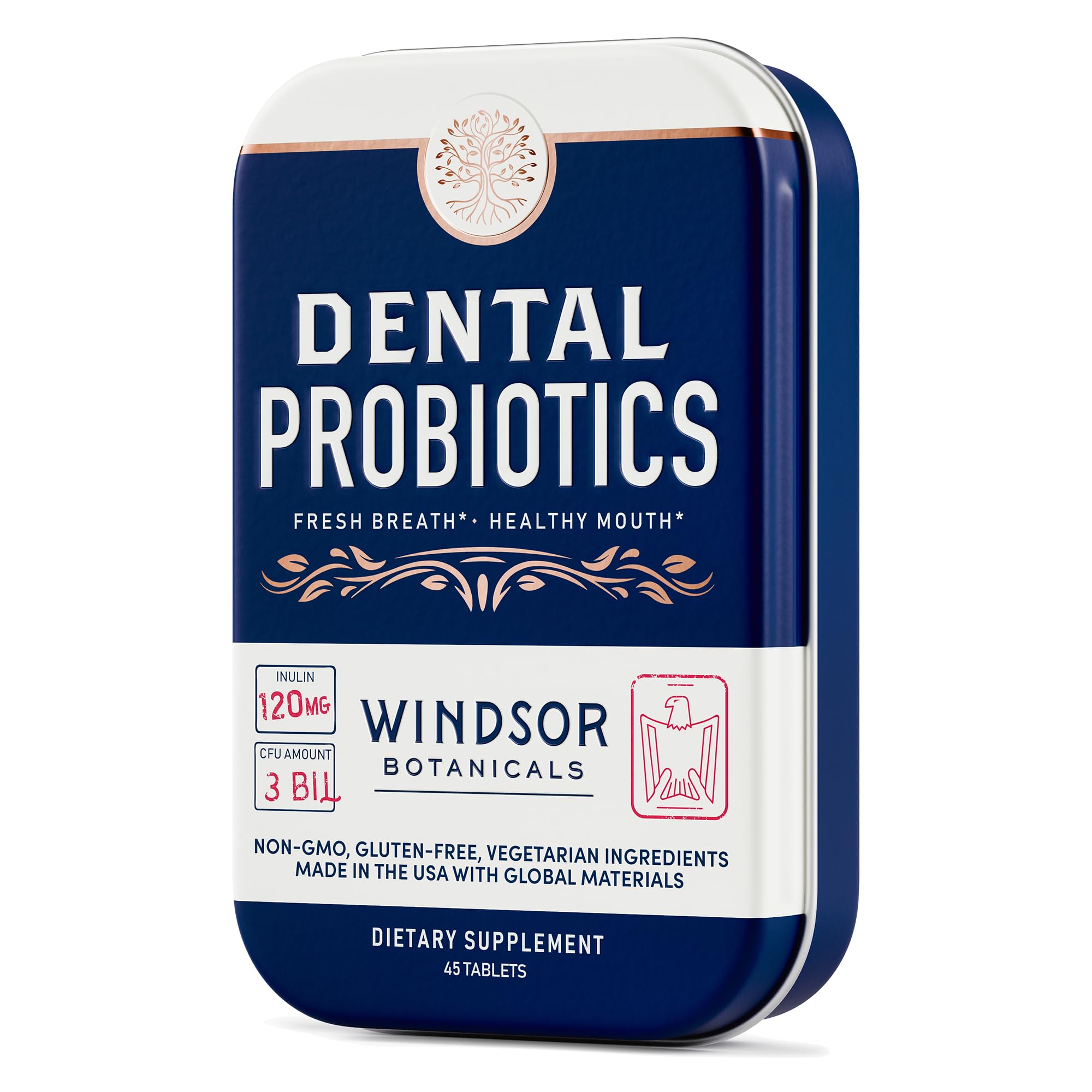 WINDSOR BOTANICALS uso diario en boca para microbioma estable.