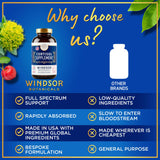 Uso diario sin melatonina de Windsor Botanicals.
