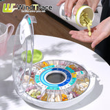 Windtrace caja transparente para monitorear el contenido.