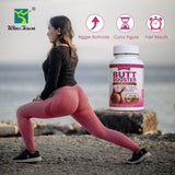 Wins Town Butt Booster Pills — primer plano de la curva de cadera para una apariencia más marcada.