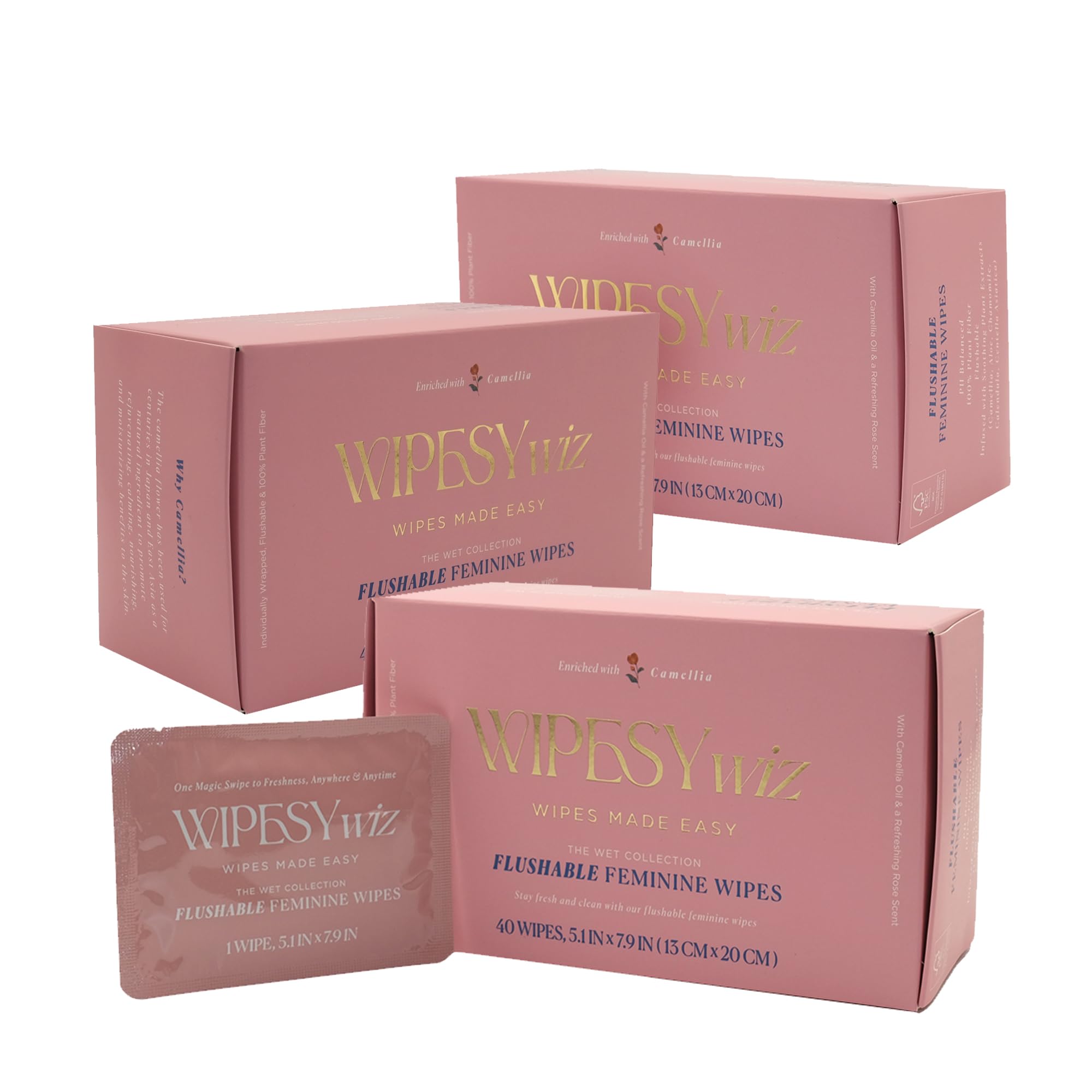 WIPESYwiz toallitas femeninas, paquete 120 unidades, higiene diaria portátil.