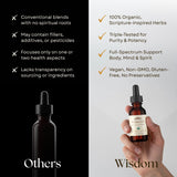 Wisdom Nutrition combinación calma y relajación para la rutina nocturna.
