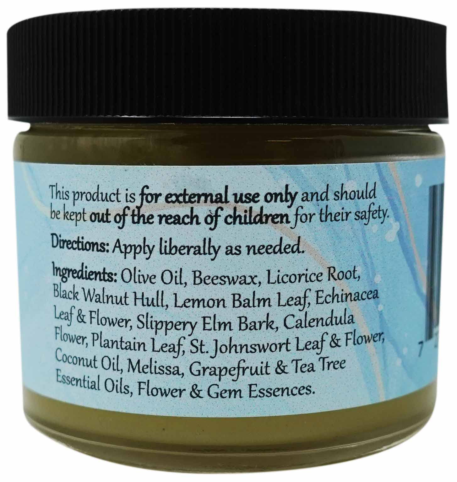 WiseWays Herbals bálsamo toronjil, frasco de 59 ml con etiqueta clara.