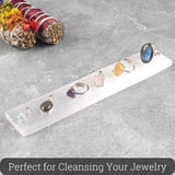 Wish Well: pieza decorativa de selenita para protección del hogar y decoración espiritual.
