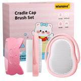 Wishbird cepillo suave para bebé masaje suave del cuero cabelludo