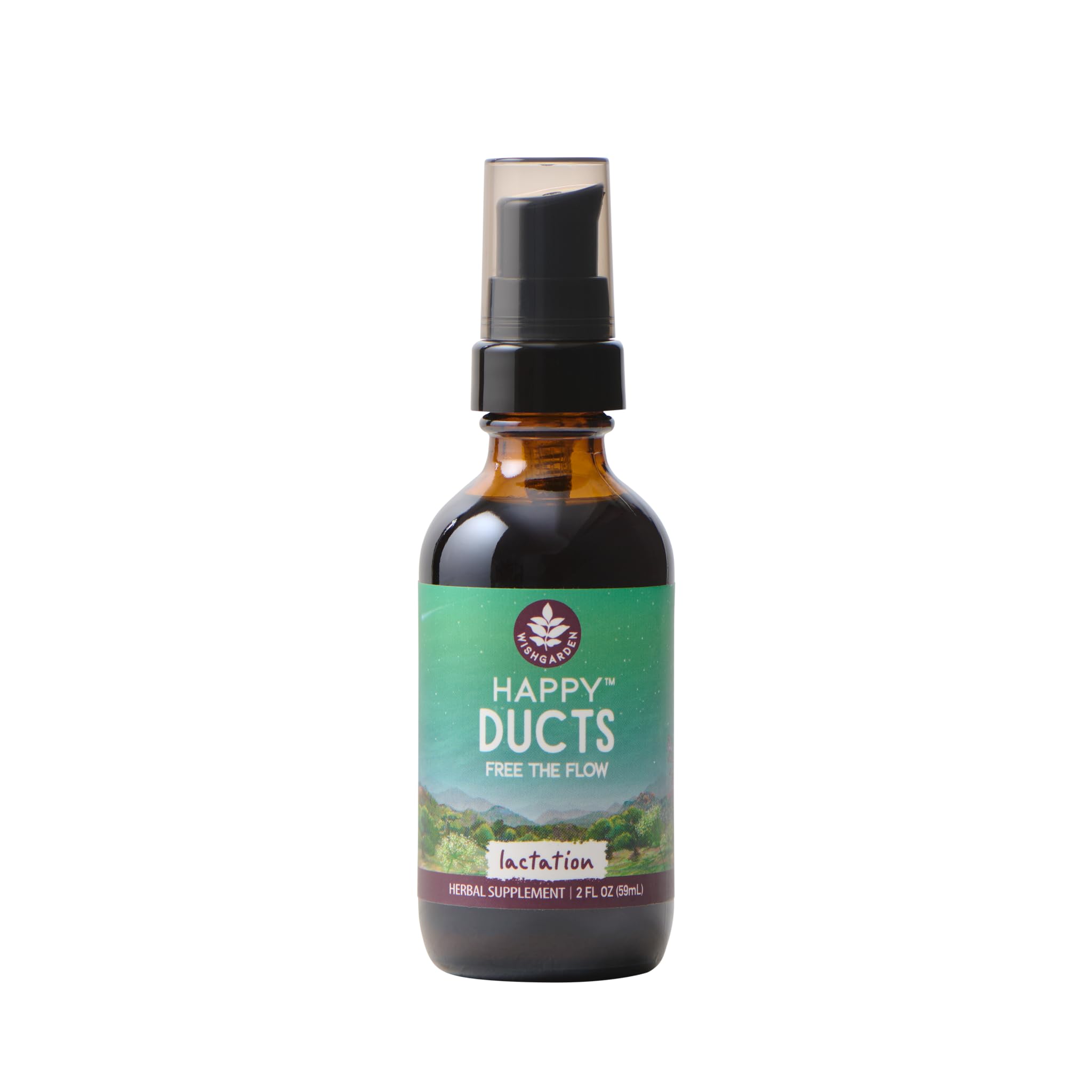 WishGarden Happy Ducts Drops frasco para uso diario de lactancia