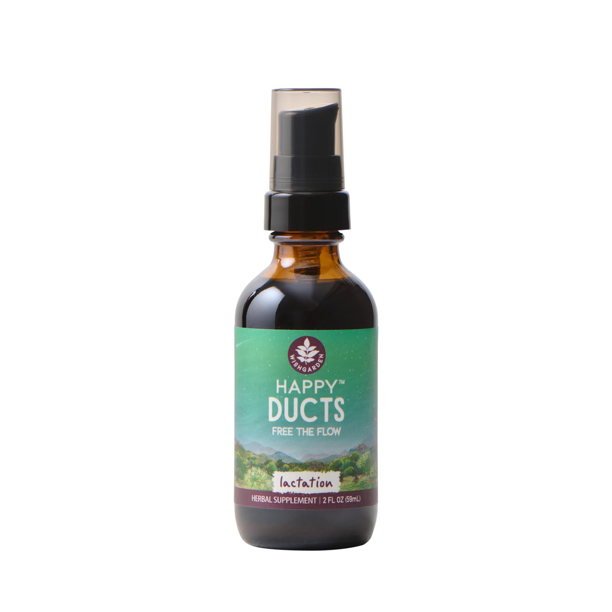 WishGarden Happy Ducts Drops frasco para uso diario de lactancia