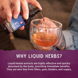 WishGarden Kick-Ass Allergy, Yerba Santa destacada como ingrediente clave.