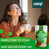 Wixar Naturals pleurotus eryngii (king trumpet) en polvo