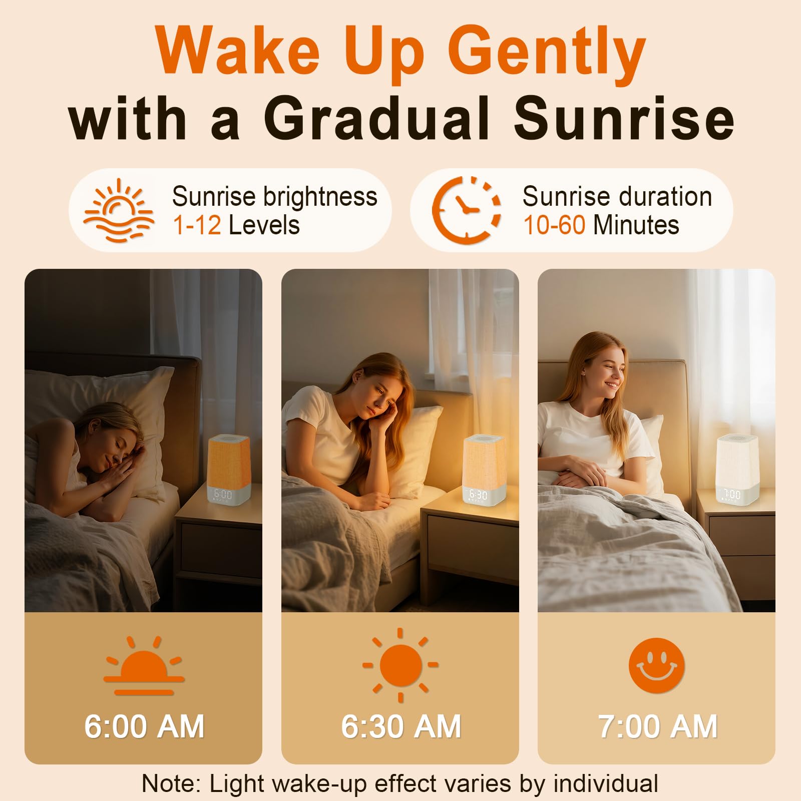 Wkzay ofrece 30 sonidos relajantes para dormir mejor y bloquear distracciones.
