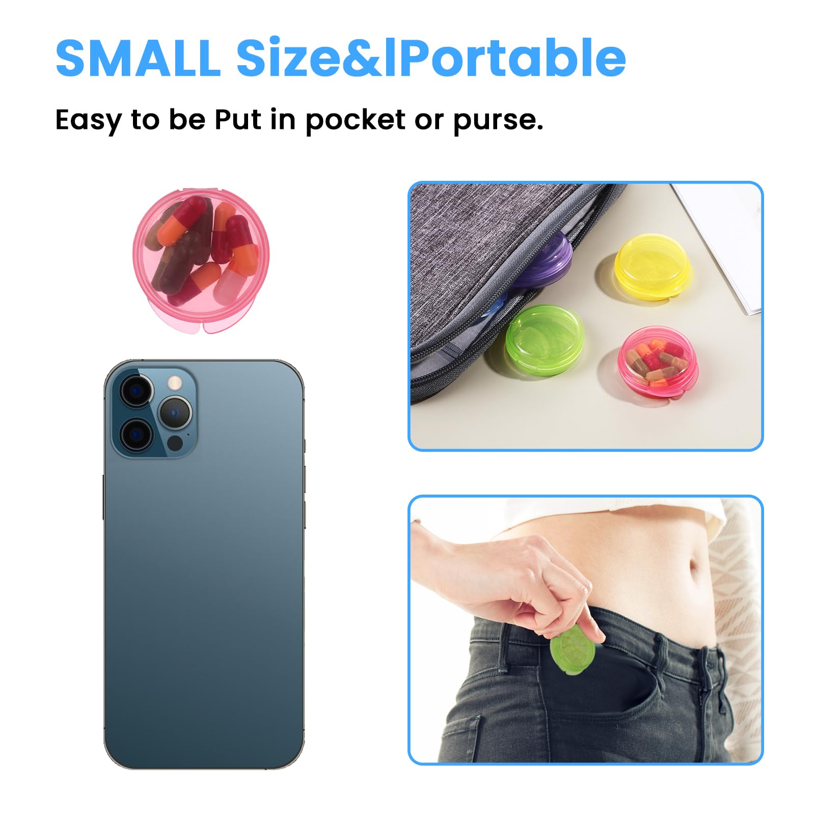 WLLHYF estuche en bolso, ligero y portátil para uso diario