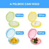 WLLHYF estuche rosado, color vivo y práctico para salidas y control de dosis