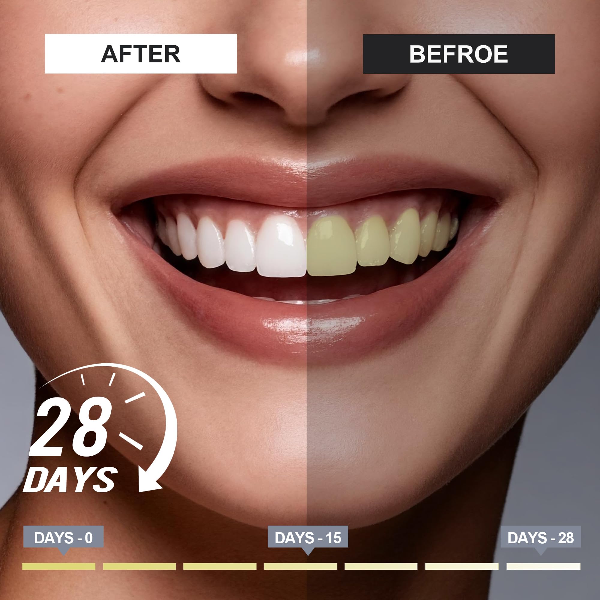 Tubo Woadee pasta dental con nano-hidroxiapatita para remineralización suave.
