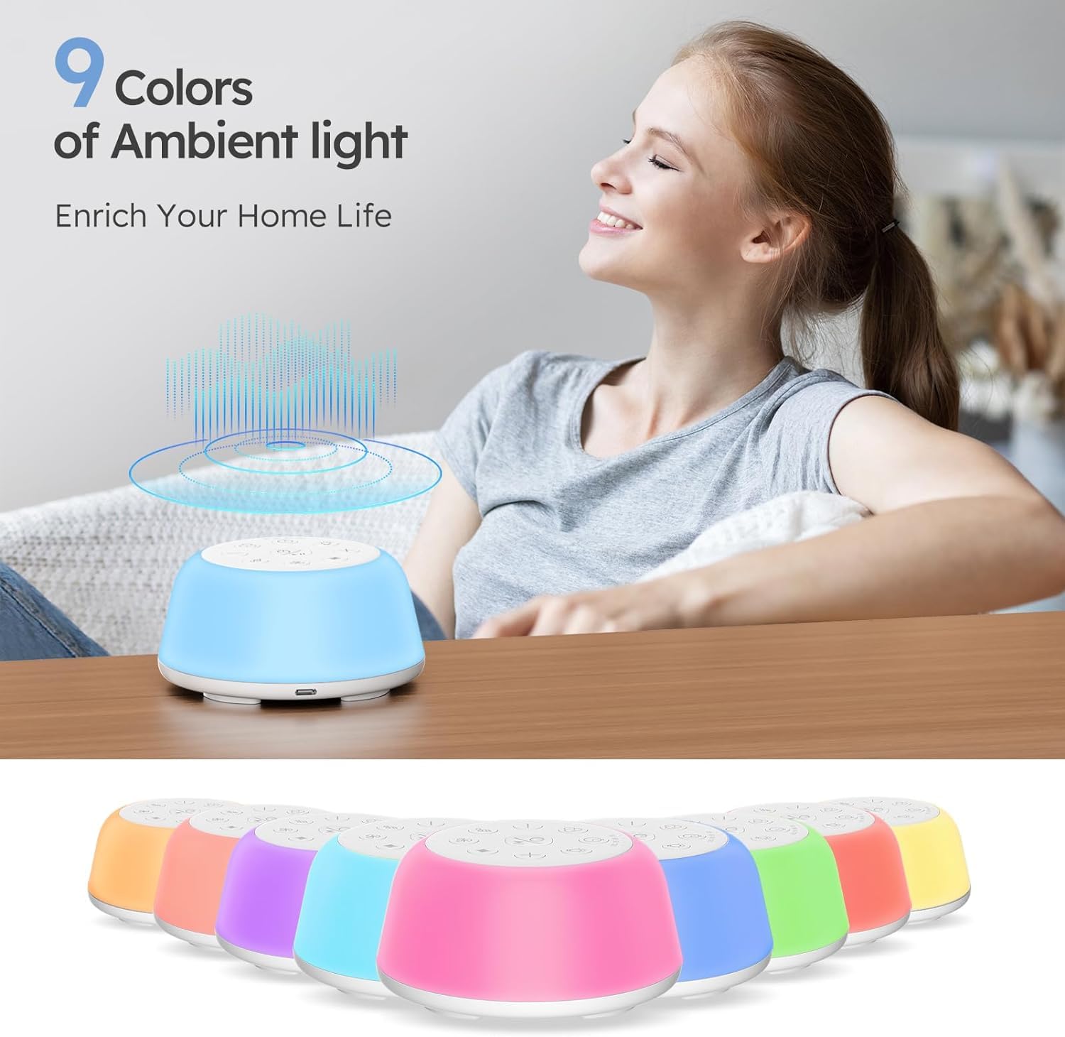 Wobrikosee Nueve luces ambientales para cambiar la atmósfera
