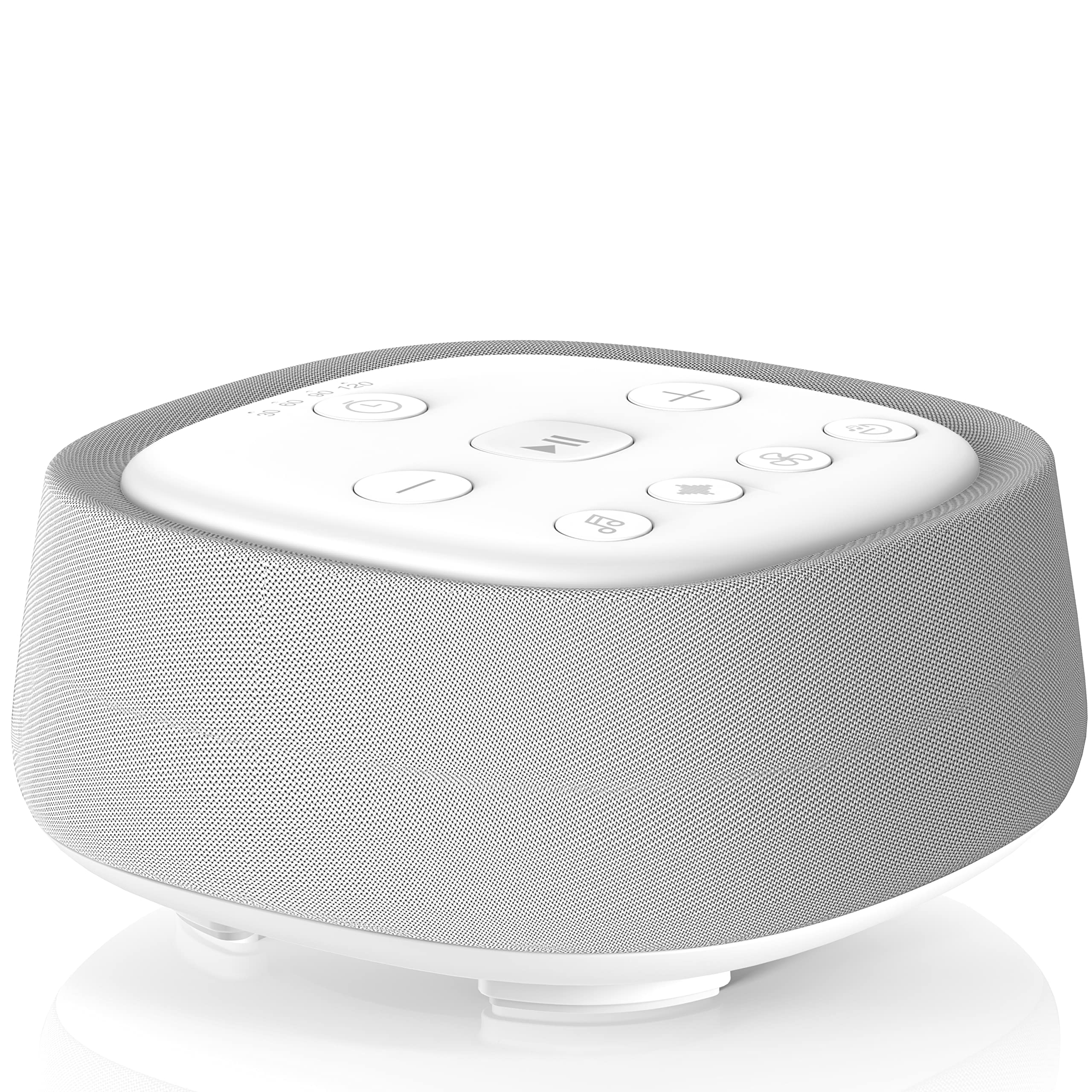 Wobrikosee máquina de ruido blanco recargable para dormir mejor en casa.