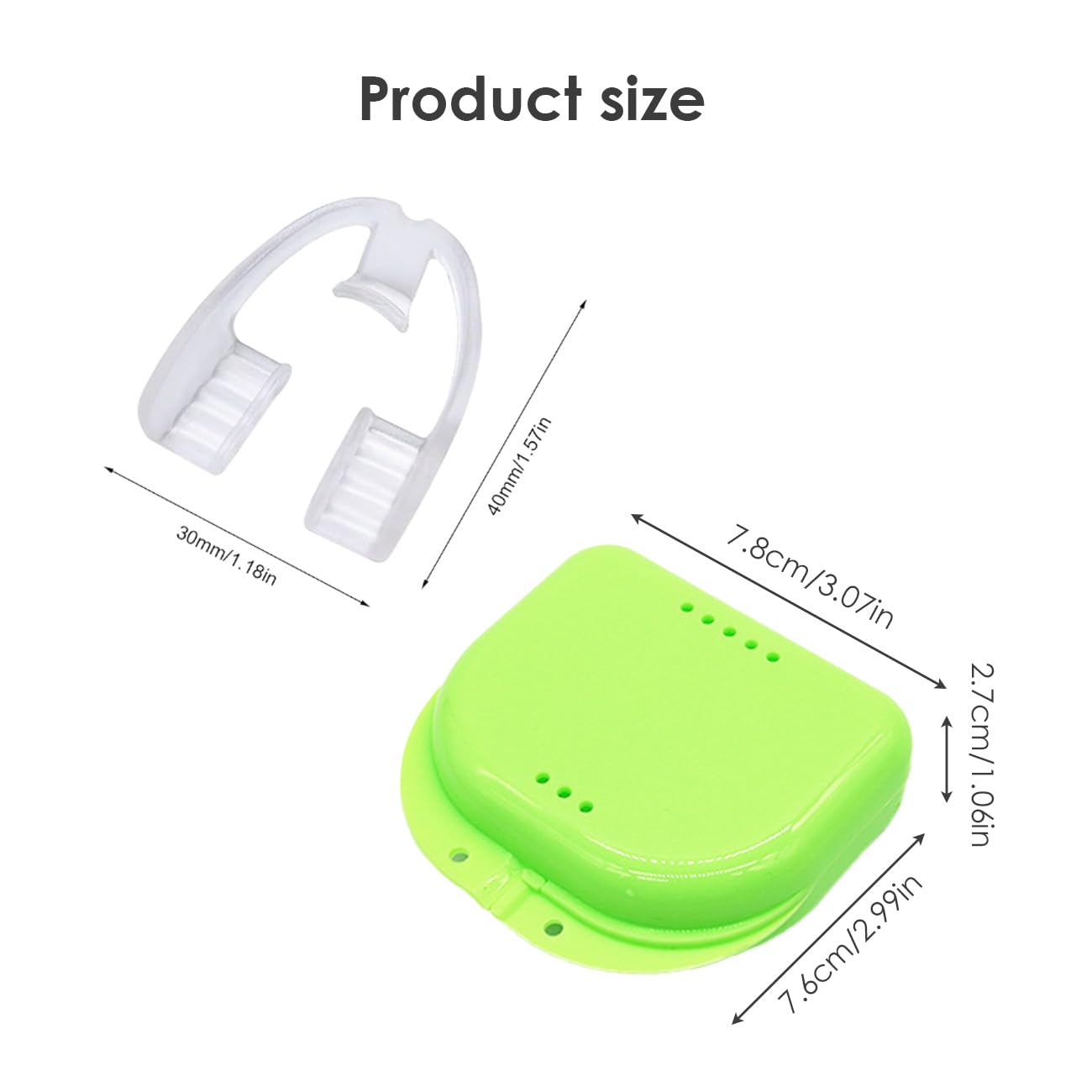 Wokyo estuche organizador para guardar protectores dentales de forma ordenada