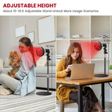 Soporte ajustable de Wolezek para orientar la luz en casa.
