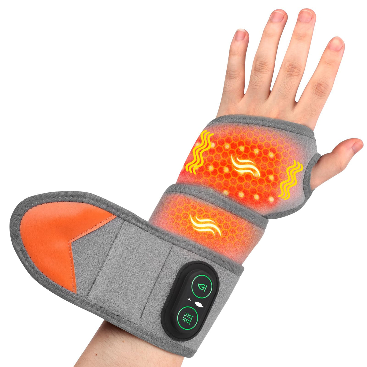 WoloyHeatie pulsera calor muñeca sin cables para alivio cómodo en movimiento