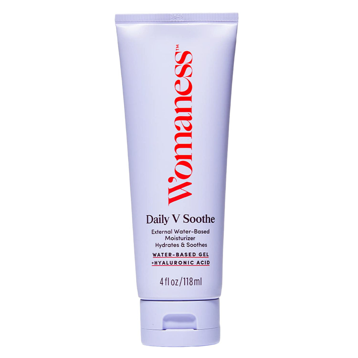 Womaness Daily V Soothe: bote-gel-externo ofrece alivio suave para sequedad vaginal.