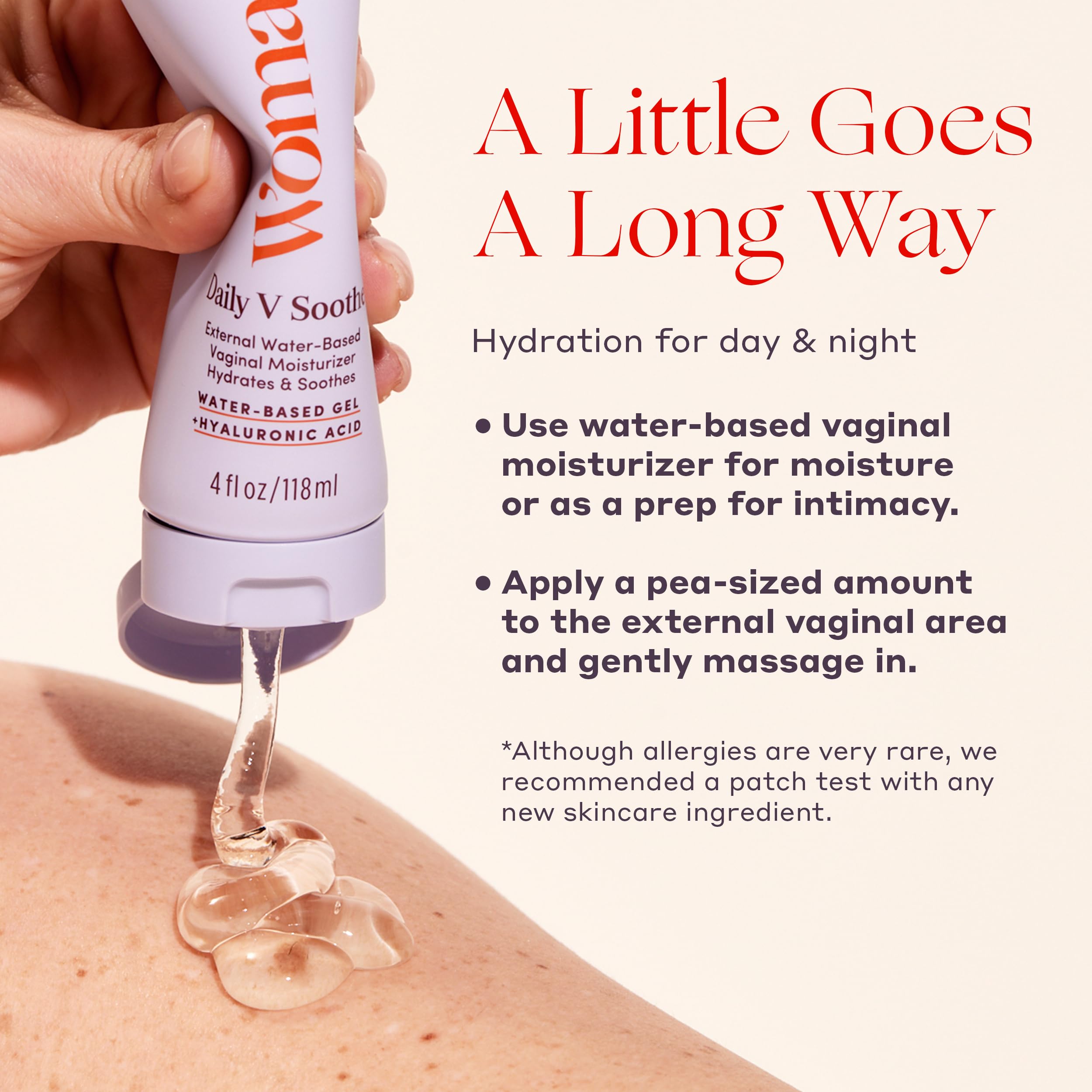 Womaness Daily V Soothe: cuidado-vulvar suave que apoya la hidratación natural.