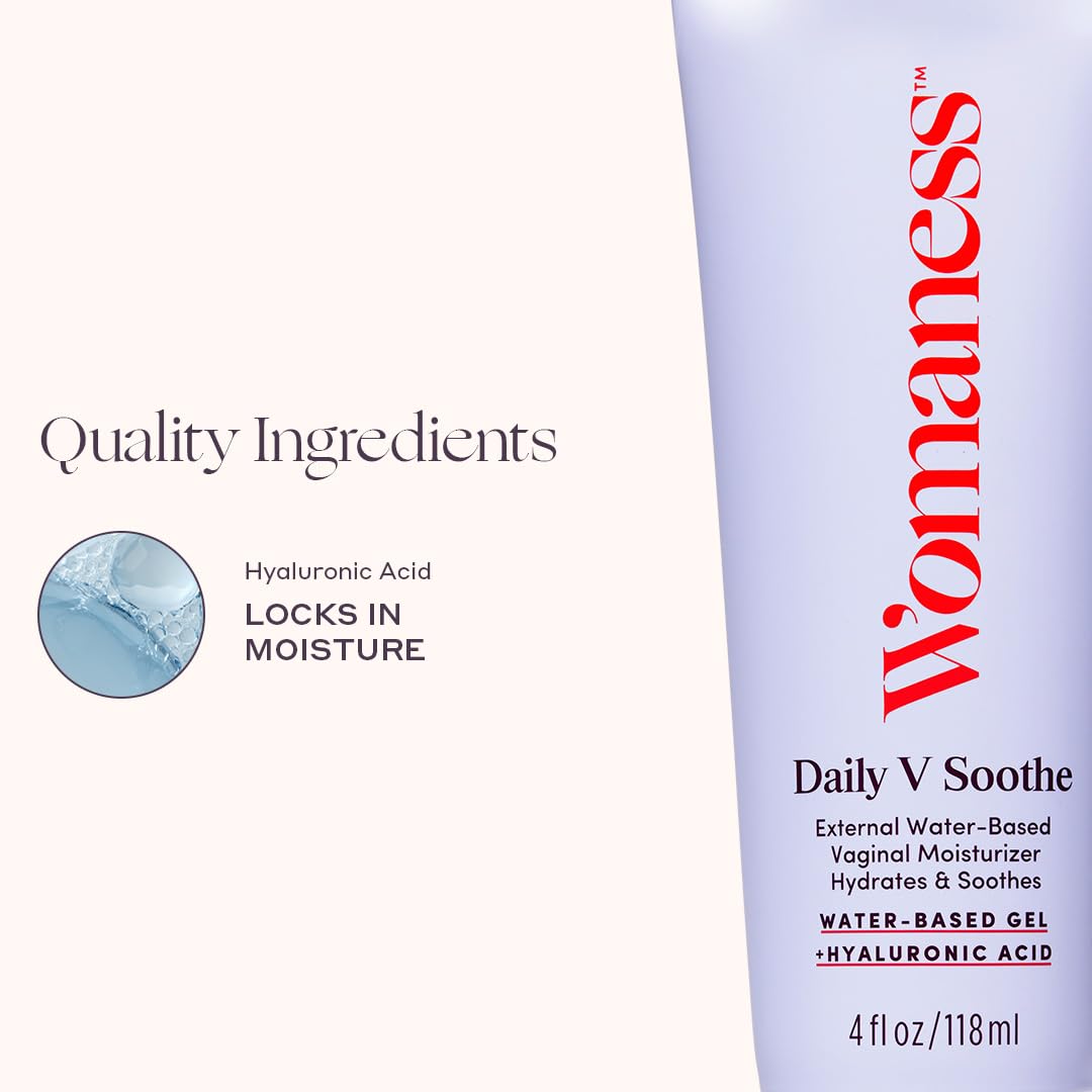 Womaness Daily V Soothe: textura-ligera para aplicación diaria sin grasa.
