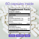 Wonder Family fosfatidilserina 600 mg detalle de etiqueta, información clara