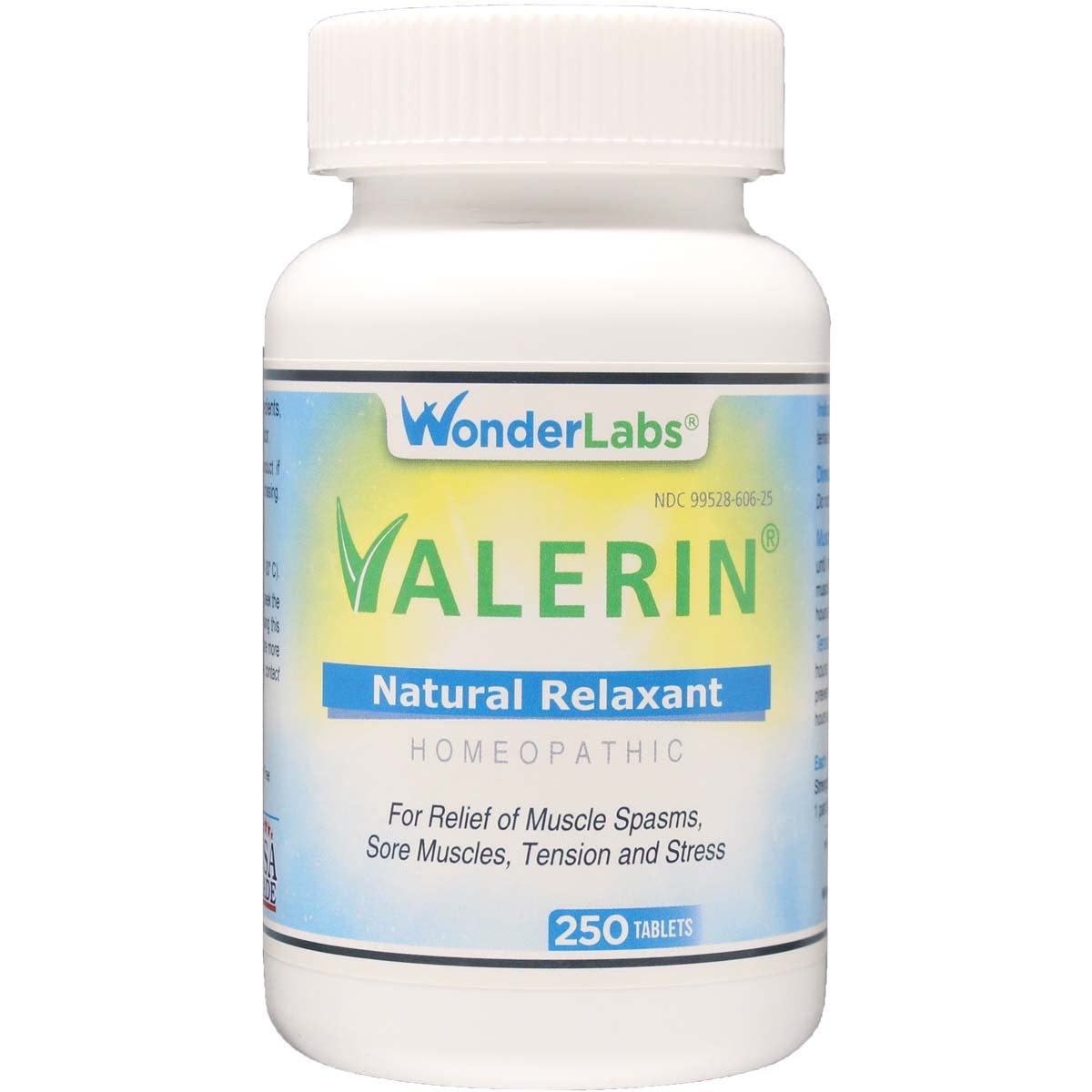 Wonder Laboratories relajante de valeriana en botella, posible alivio de tensión muscular
