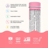 Wonderbelly antiácido envase de viaje compacto ideal para bolso.