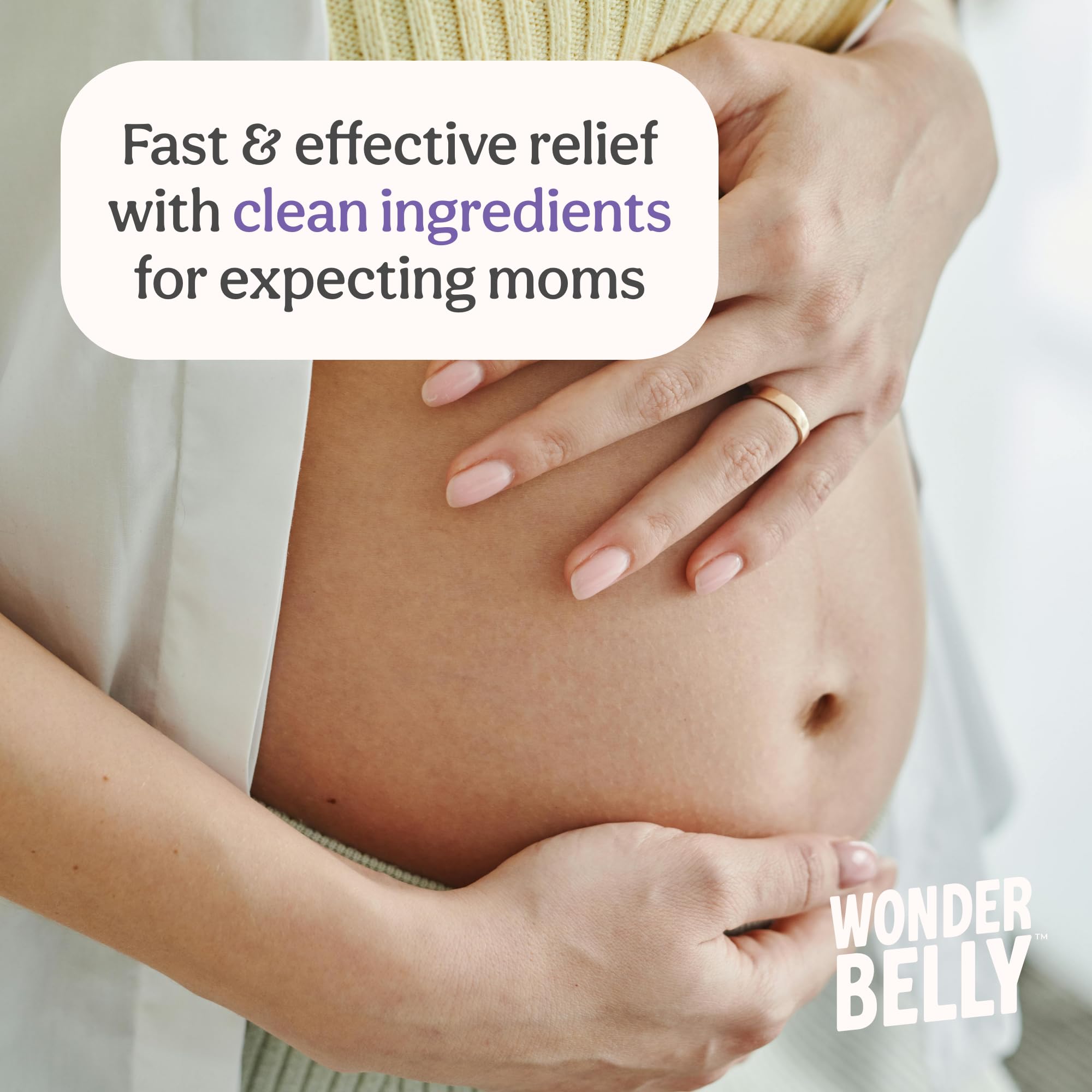 Envase compacto Wonderbelly, ideal para viaje.