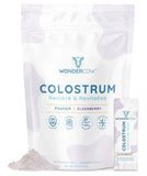 WonderCow Colostro polvo para salud intestinal y equilibrio digestivo.