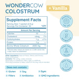 WONDERCOW sobres porciones, práctico para consumo diario en casa o para llevar