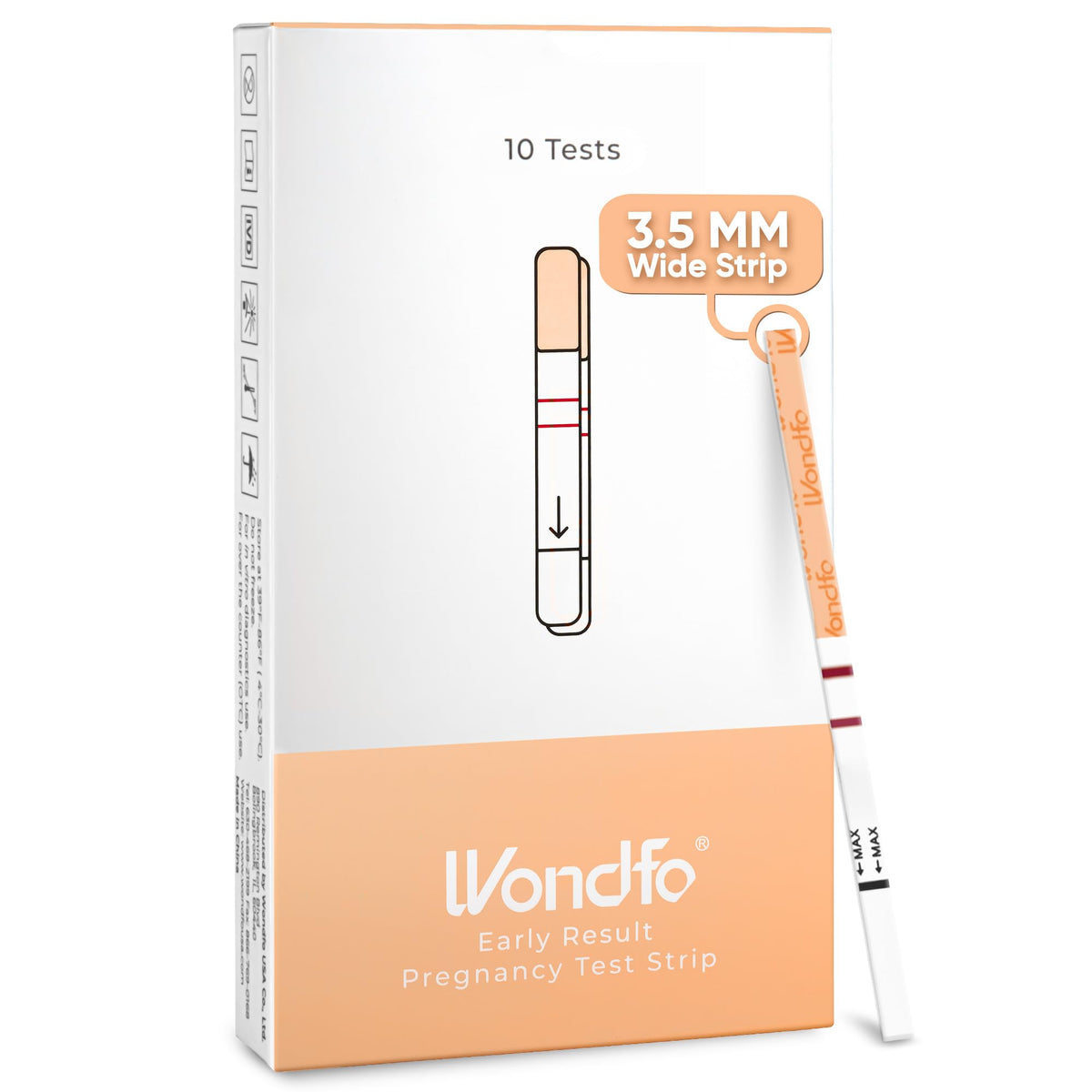 Prueba Wondfo de embarazo para detección temprana de 3-5 mm