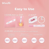 Wondfo: sensibilidad 10 mIU/ml para detectar bajas concentraciones de HCG.