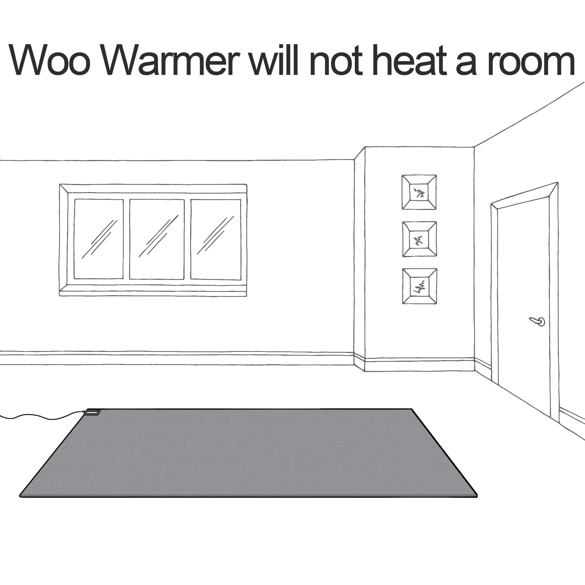 Woo Warmer recomendado con base aislante para un rendimiento óptimo.