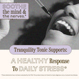 Wooden Spoon Herbs Tranquility Tonic, gotero en acción para dosis diaria cómoda