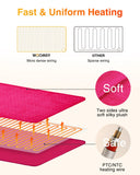 WOOMER almohadilla-calor extralargo control visible para ajustar temperatura.