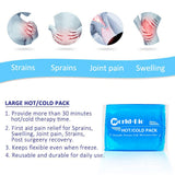WORLD-BIO paño hielo gel grande rodilla: soporte para rehabilitación y recuperación.