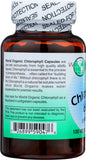 World Organic Clorofila 60 mg, bote de vidrio facilita la dosificación diaria