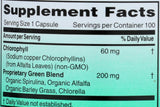 World Organic Clorofila 60 mg, hojas de alfalfa como fuente natural de clorofila