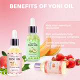 Wovarkie Yoni Aceite: ingredientes naturales visibles para el cuidado diario
