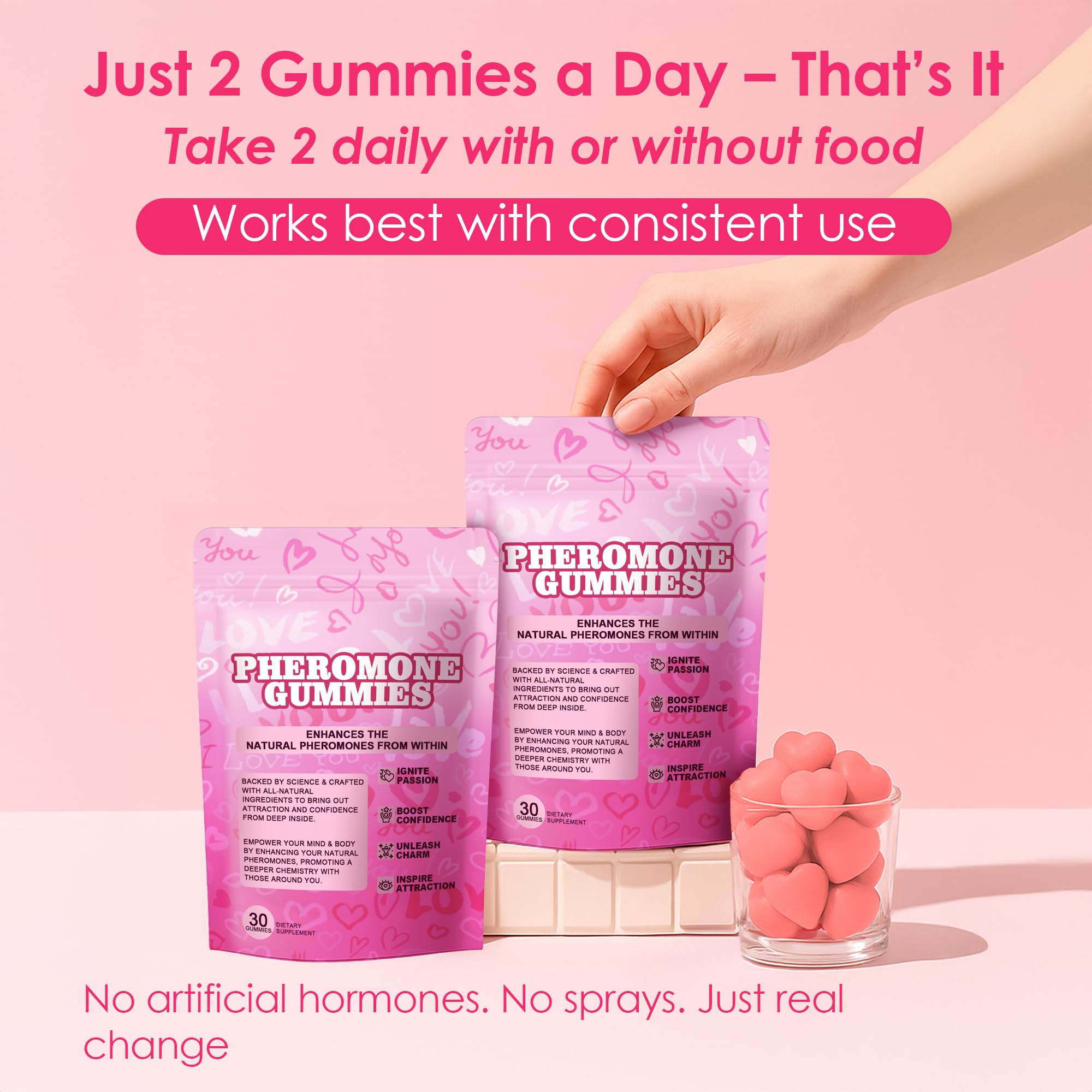 Gomitas WOVOEO sabor fresa; opción vegana y libre de gluten.
