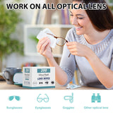 Wowflash: toallitas lentes libre de amoniaco seguras para lentes delicados